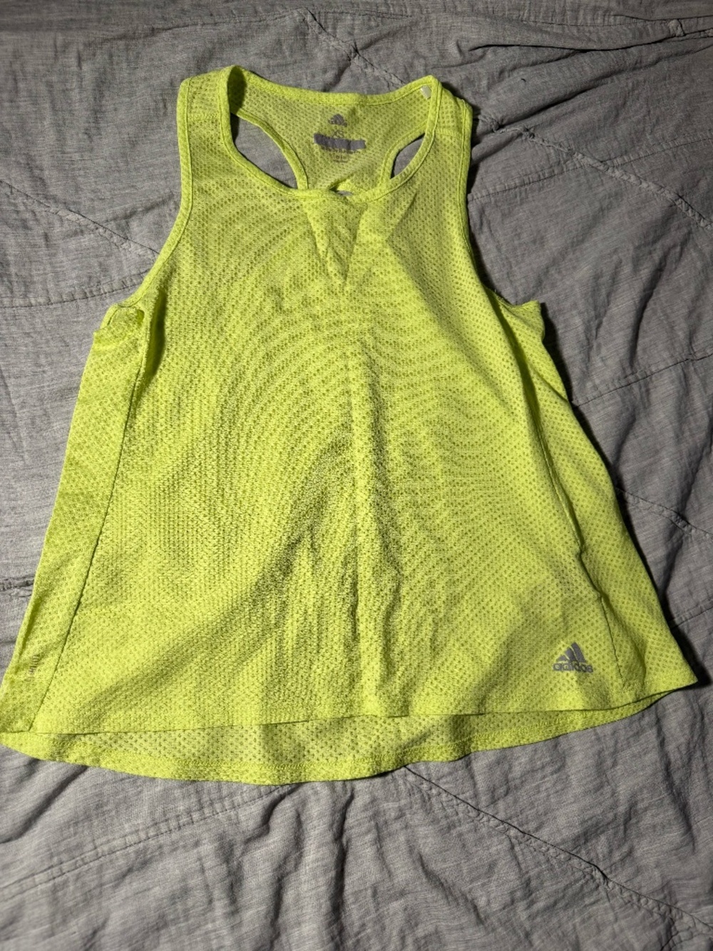 Green Adidas Workout Tank
